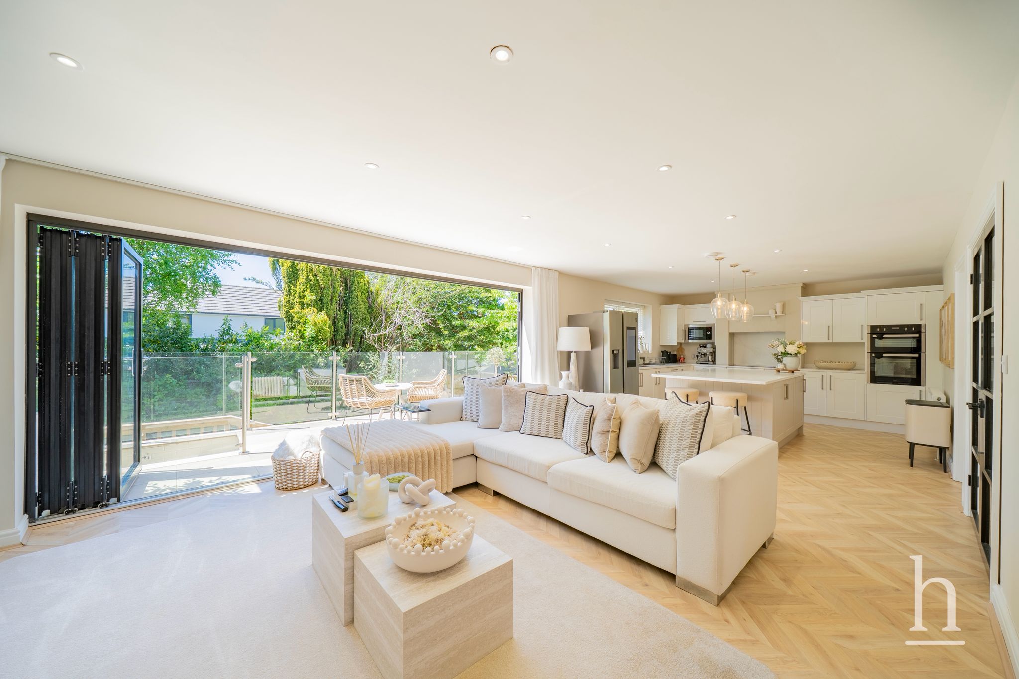 Modern kitchen with feature island